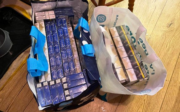 Zabezpieczone papierosy