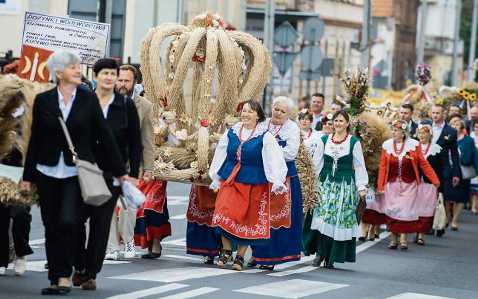 Dożynki wojewódzkie w Świeciu nad Wisłą przyciągnęły w tym roku tłumy gości. Ale było co oglądać.