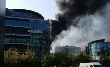 Warszawa: Pożar na Służewcu