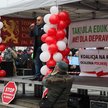 Manifestacja po hasłem "TAK dla edukacji! NIE dla deprawacji!" na pl. Zamkowym w Warszawie.