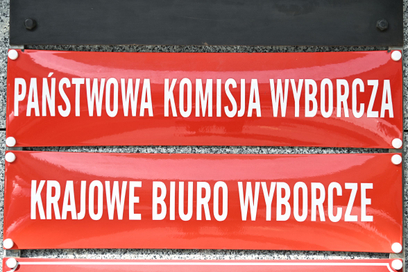 Dane frekwencyjne zaprezentowała PKW w swojej siedzibie