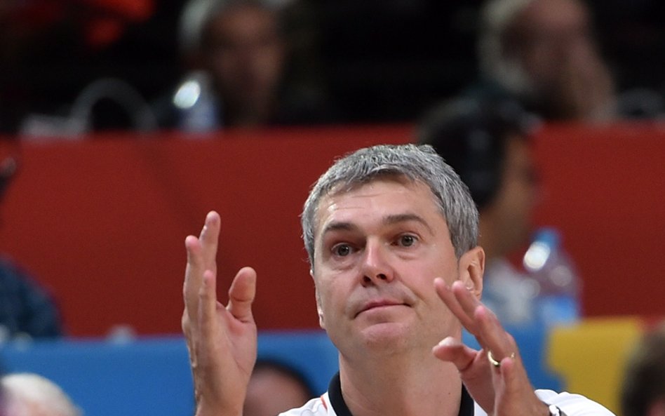 Trener drużyny z Litwy, Ainars Bagatskis