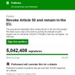 Petycja o odwołanie brexitu ma już 5 mln podpisów