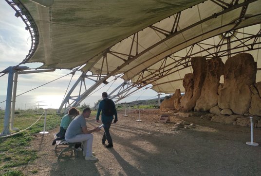 Megalityczne świątynie Hagar Qim figurują na liście światowego dziedzictwa UNESCO