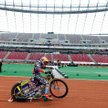 Piotr Pawlicki podczas oficjalnego treningu przed sobotnimi zawodami LOTTO Warsaw FIM Speedway Grand