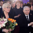Prezes Trybunału Konstytucyjnego Julia Przyłębska, prezes PiS Jarosław Kaczyński