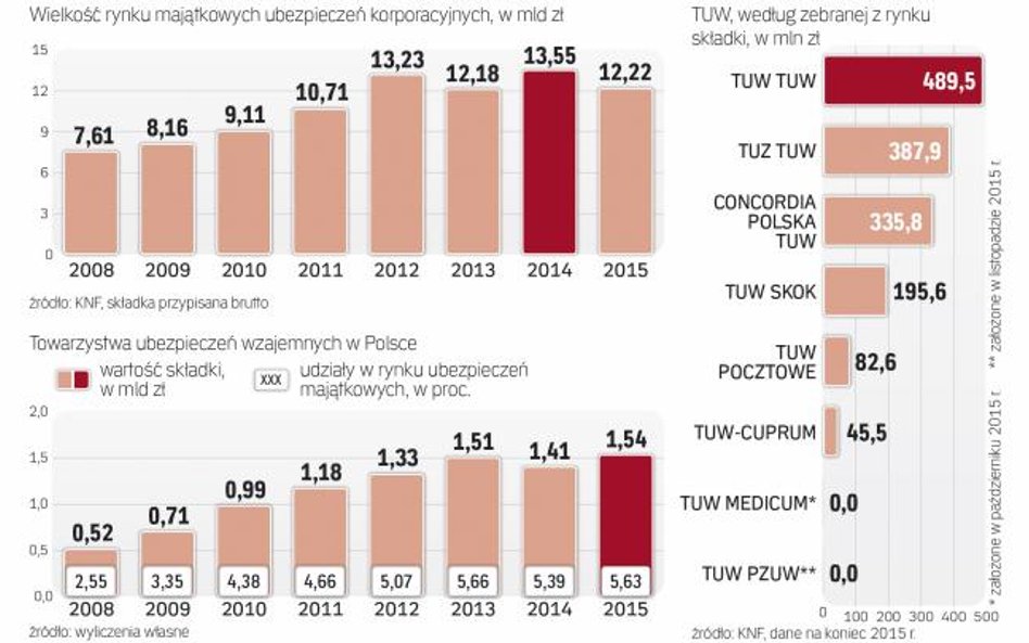 Rynek towarzystw Ubezpieczeń wzajemnych raczkuje. PZU może go rozkręcić