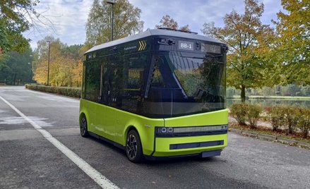 Autonomiczny autobus start-up'u Bless