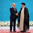 Prezydent Iranu Ebrahim Raisi i prezydent Rosji Władimir Putin w Teheranie
