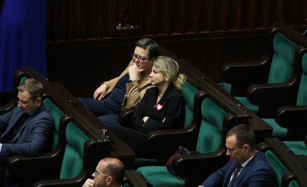 Katarzyna Lubnauer i Monika Rosa w sejmowych ławach
