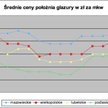 średnie ceny położenia glazury
