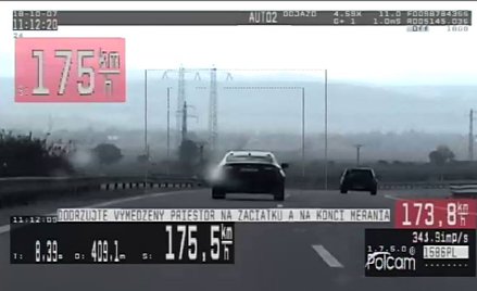 Słowacy złapali kolejnego pirata z Polski. Pędził 181 km/h