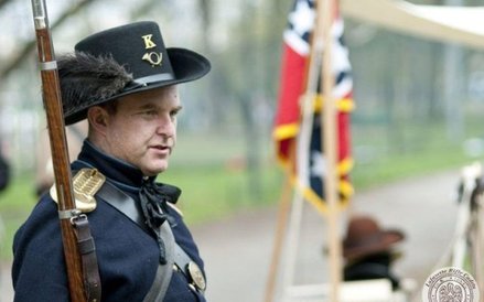 Uczestnicy rekonstrukcji historyczej