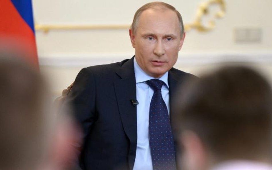 Władimir Putin nie dawał oznak jakiegokolwiek zdenerwowania z powodu konfliktu na Ukrainie