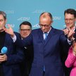 Friedrich Merz, lider Unii Chrześcijańsko-Demokratycznej (CDU), na imprezie wyborczej partii w Berli