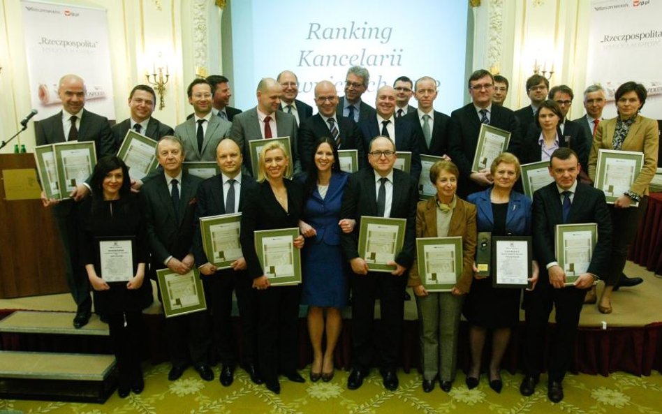 Laureaci 10.Rankingu Kancelarii Prawniczych