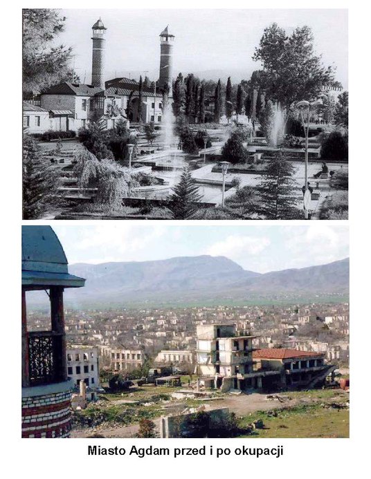 Miasto Agdam przed ormiańską okupacją