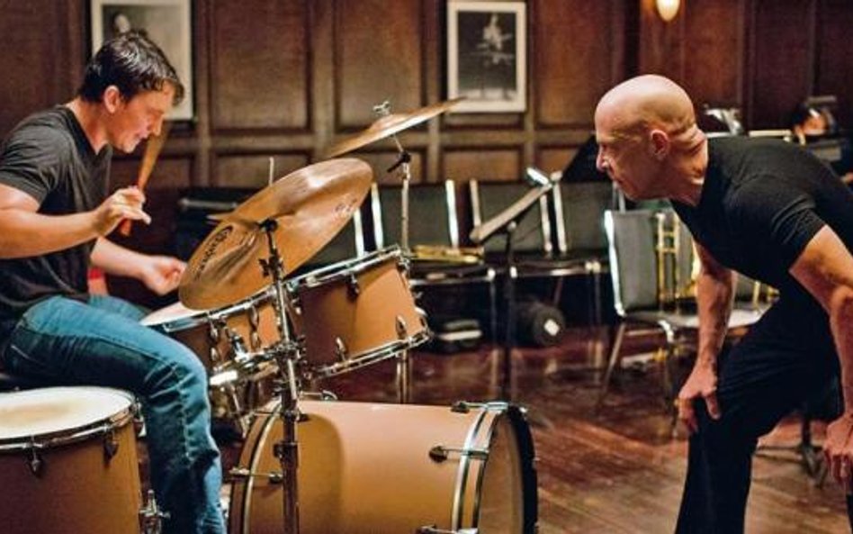 Miles Teller (Andrew) i J.K. Simmons (Fletcher), „Whiplash” od piątku w kinach