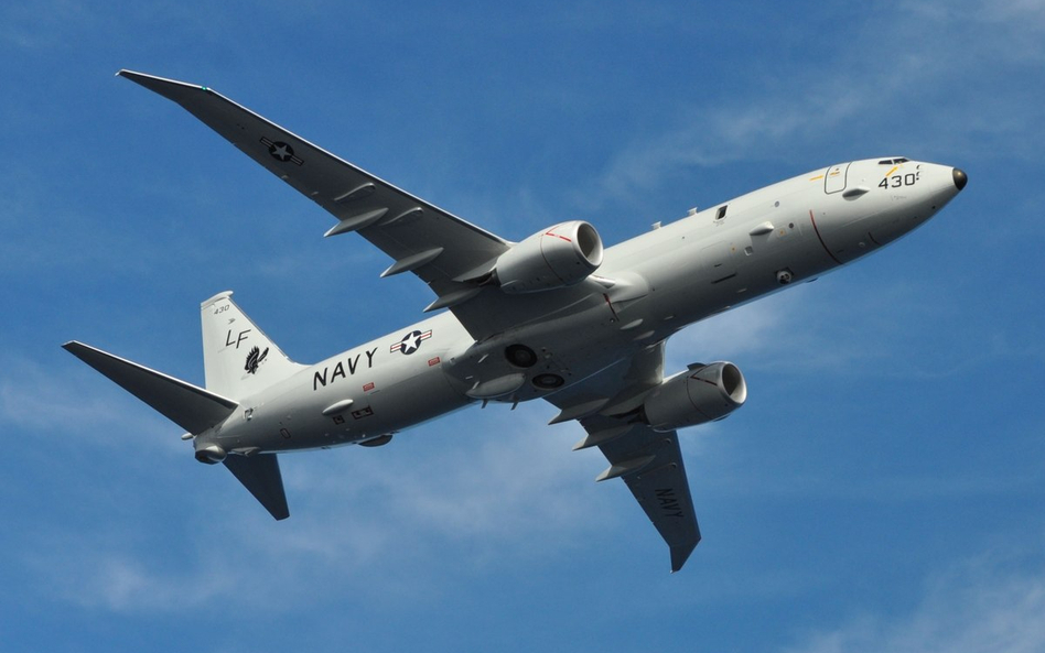 Samolot patrolowy i zwalczania okrętów podwodnych Boeing P-8A Poseidon. Fot./US Navy