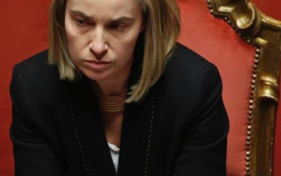 Szefowa unijnej dyplomacji Federica Mogherini