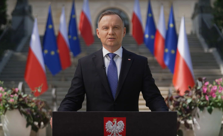 Prezydent Andrzej Duda wygłosił orędzie z okazji 20. lat obecności Polski w Unii Europejskiej