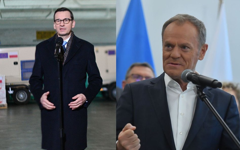 Mateusz Morawiecki i Donald Tusk