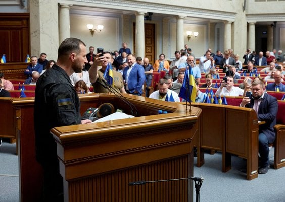 Jewhenij Chmara zabrał głos na forum ukraińskiego parlamentu