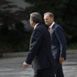 Prezydent Bronisław Komorowski z premierem Donaldem Tuskiem