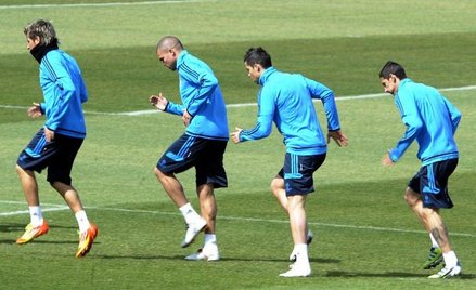 Trening graczy Realu Madryt