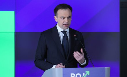 Minister finansów i gospodarki Andrzej Domański