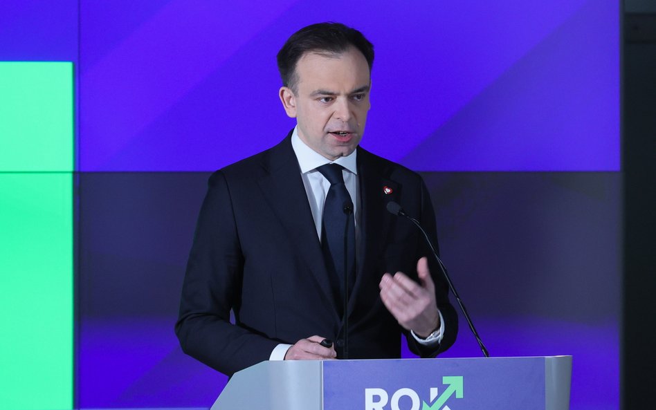 Minister finansów i gospodarki Andrzej Domański