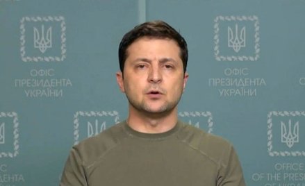 Prezydent Ukrainy Wołodymyr Zełenski