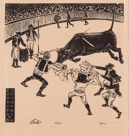 Rekordową wycenę ma drzeworyt Andrzeja Wróblewskiego.