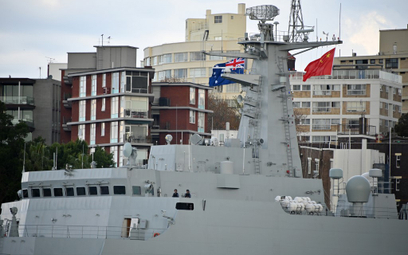 Chińskie okręty wojenne wpłynęły do portu w Sydney