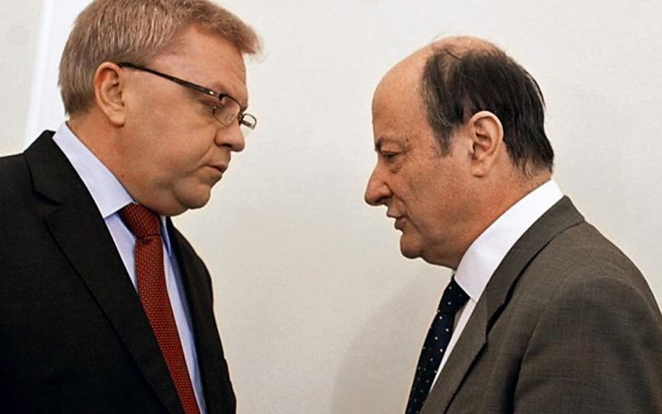 W PO mówi się, że Zbigniew Chlebowski na spotkaniach, w których uczestniczy Jacek Rostowski, stara s