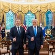 Karol Nawroki podczas spotkania z Donaldem Trumpem, 2 maja 2025