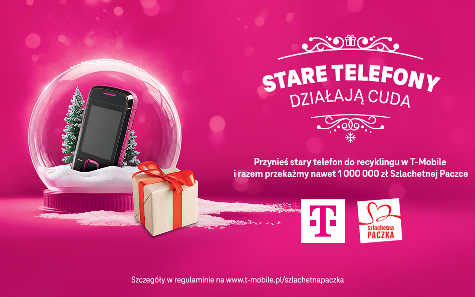 Stare telefony działają cuda! Dołącz do akcji T-Mobile i Szlachetnej Paczki