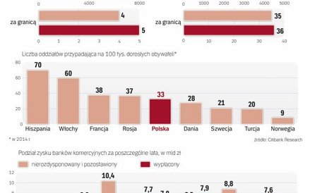 Przez trzy lata liczba zagranicznych placówek urosła nieznacznie