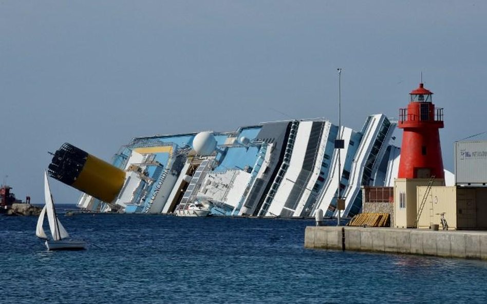 Tonąca "Costa Concordia"