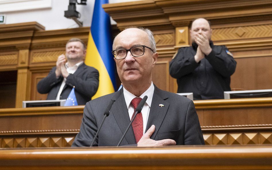 Marszałek Sejmu Włodzimierz Czarzasty (Nowa Lewica) wygłosił wystąpienie na forum ukraińskiego parla