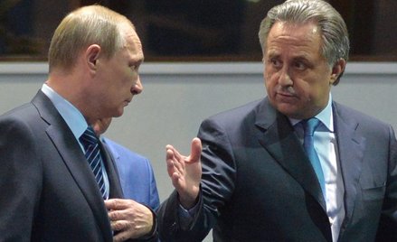 Prezydent Rosji Władimir Putin i minister sportu Witalij Mutko