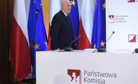 Przewodniczący PKW Sylwester Marciniak