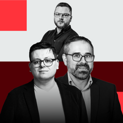 prof. Waldemar Karpa z Akademii Leona Koźmińskiego oraz dr Damian Szacawa, UMCS w Lublinie, Instytut