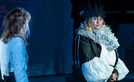 Iwona Bielska (Lear) w spektaklu Agnieszki Korytkowskiej-Mazur