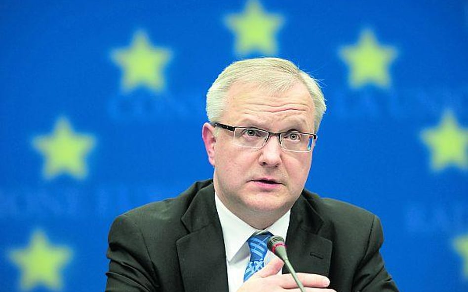 Olli Rehn, unijny komisarz ds. gospodarczych i walutowych, zaznaczył, że strefie euro nie grozi rozp