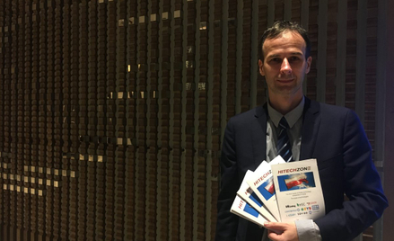 Arnold Adamczyk, dyrektor firmy Sunway-Network oraz założyciel i koordynator HiTech Zone