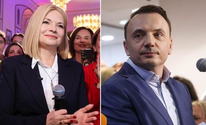 Monika Piątkowska i Łukasz Gibała