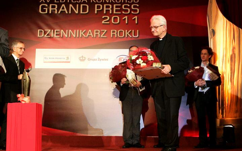 Ks. Adam Boniecki znalazł się w pierwszej piątce plebiscytu "Press" na Dziennikarza Roku 2011