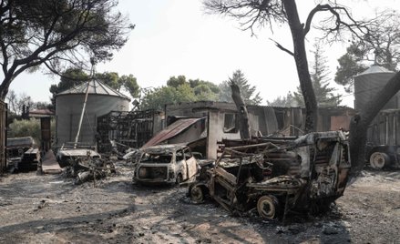 Grecja w ogniu: najgorsza fala upałów od 30 lat