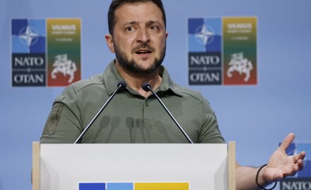 Prezydent Ukrainy Wołodymyr Zełenski